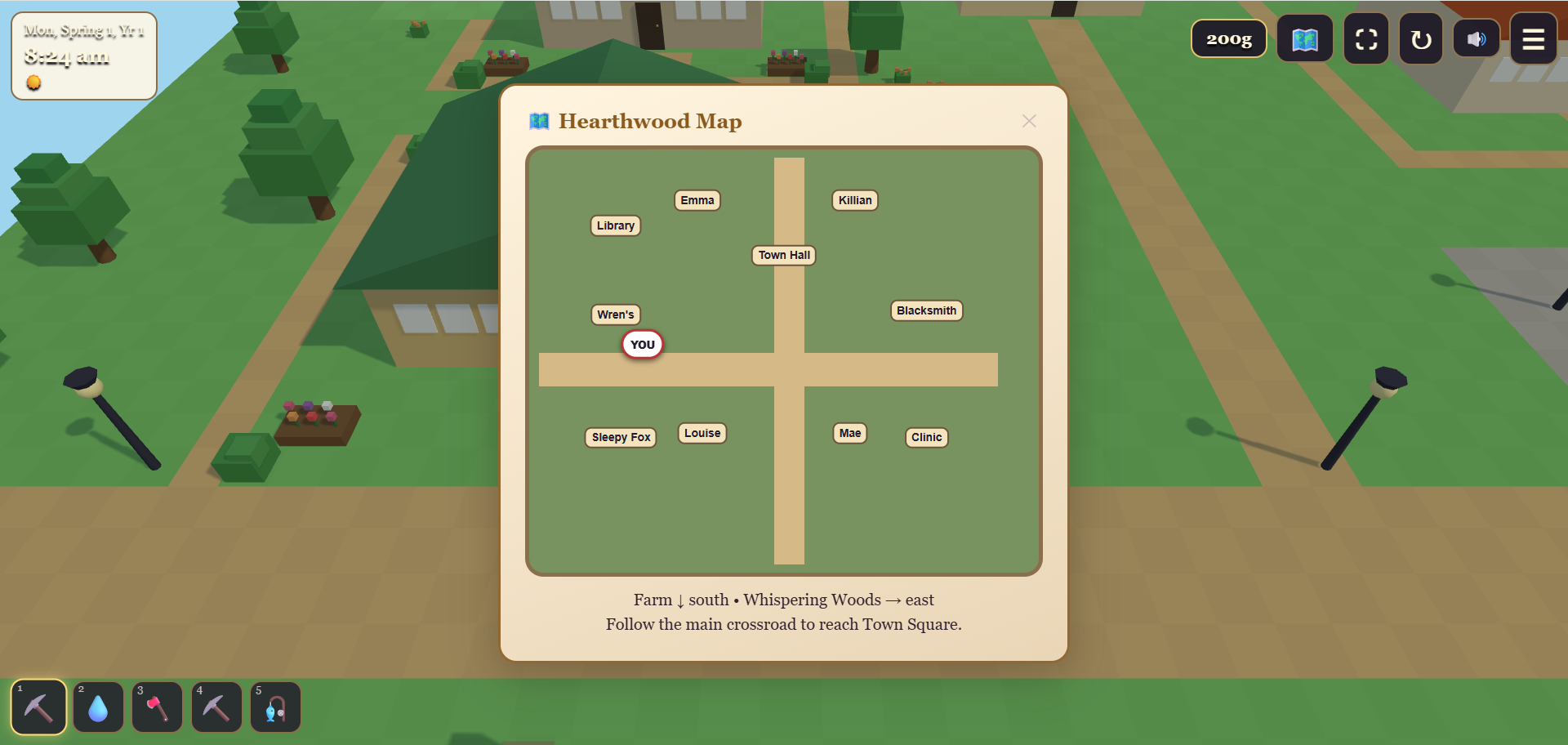 Hearthwood — Hearthwood map