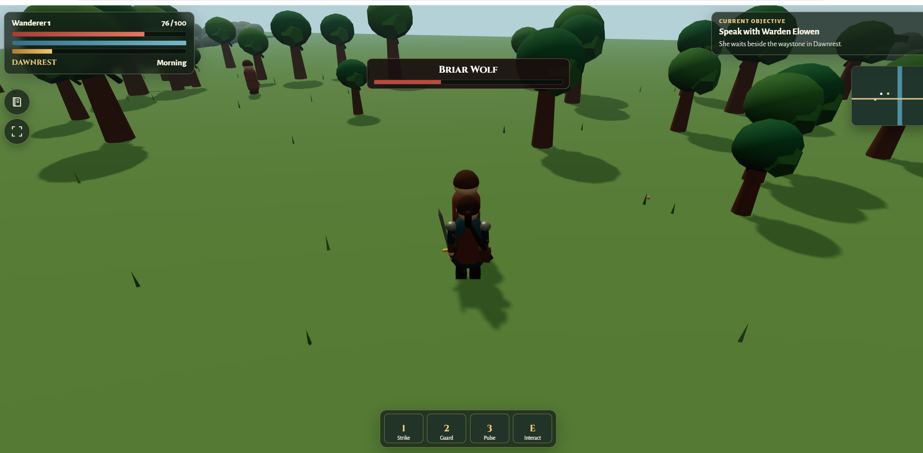Skillbound — Forest combat