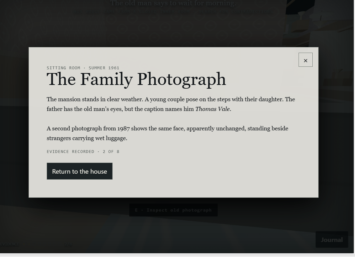 Until the Rain Stops — Family Photograph investigation