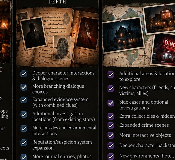 The Killer’s Diary progress view